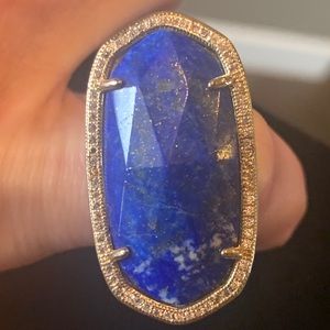 Kendra Scott LUXE Pave Oval Ring in Lapos